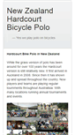 Mobile Screenshot of bikepolo.org.nz